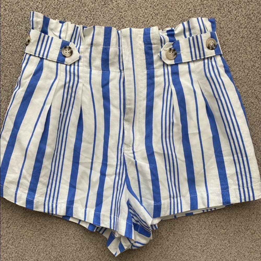 Forever 21 Stripped High Waisted Shorts